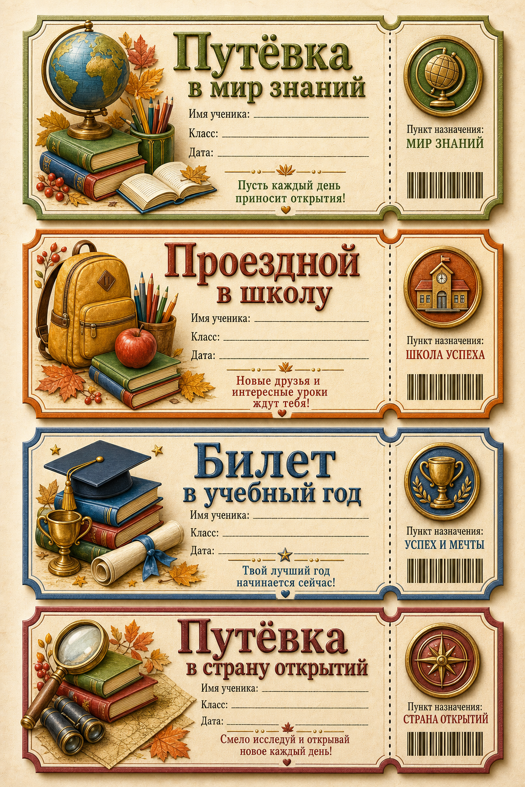 Билеты в страну знаний
